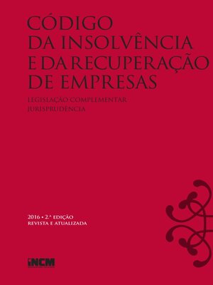 cover image of Código de Insolvência e da Recuperação de Empresas